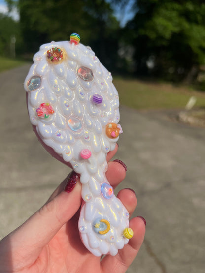 Glooped Hairbrush